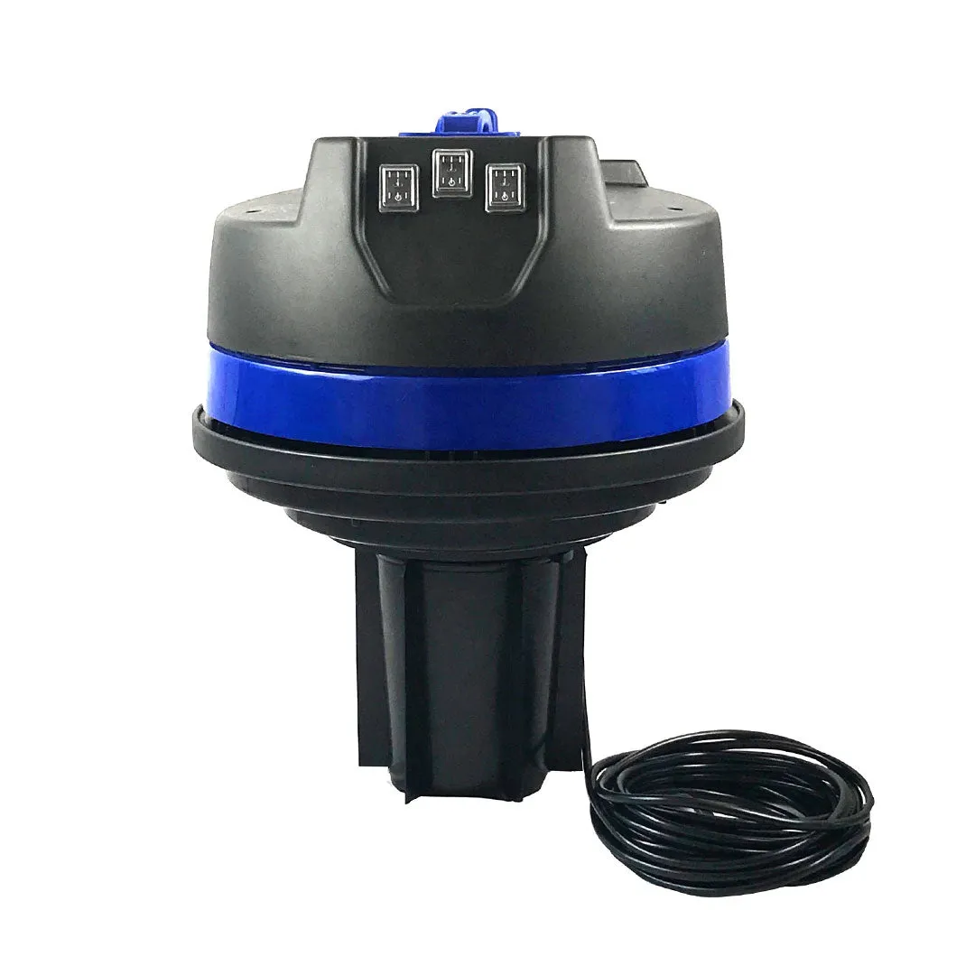 40ft (3 Story) Gutter Vacuum Cleaning System, 16 Gallon Classic Cyclone 3600 Watt, 3 Motor Vacuum (Bundle Discount) with 25ft Hose