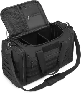 45L Large Duffle Bag for Men & Women, Tactical Military Duffle Bag for Travel Weekender, Gym Bag?? Large Sports Bag for Hockey Football Baseball Soccer Basketball & Team Training??Black