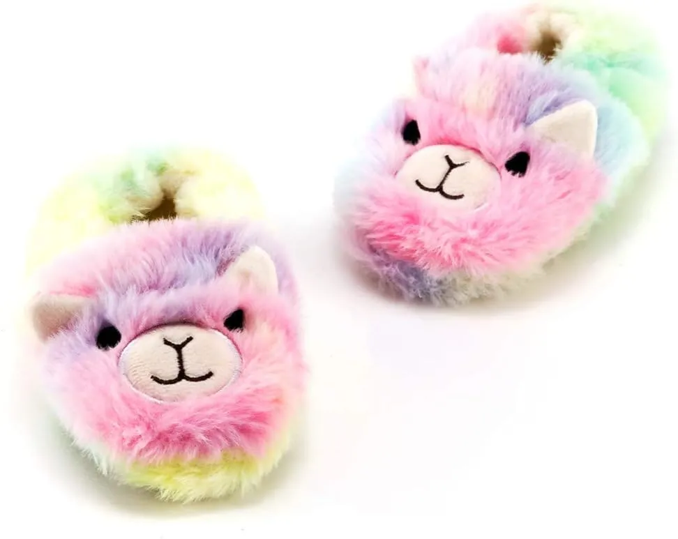 Baby Girl's Premium Soft Plush Slippers Cartoon Warm Winter House Shoes