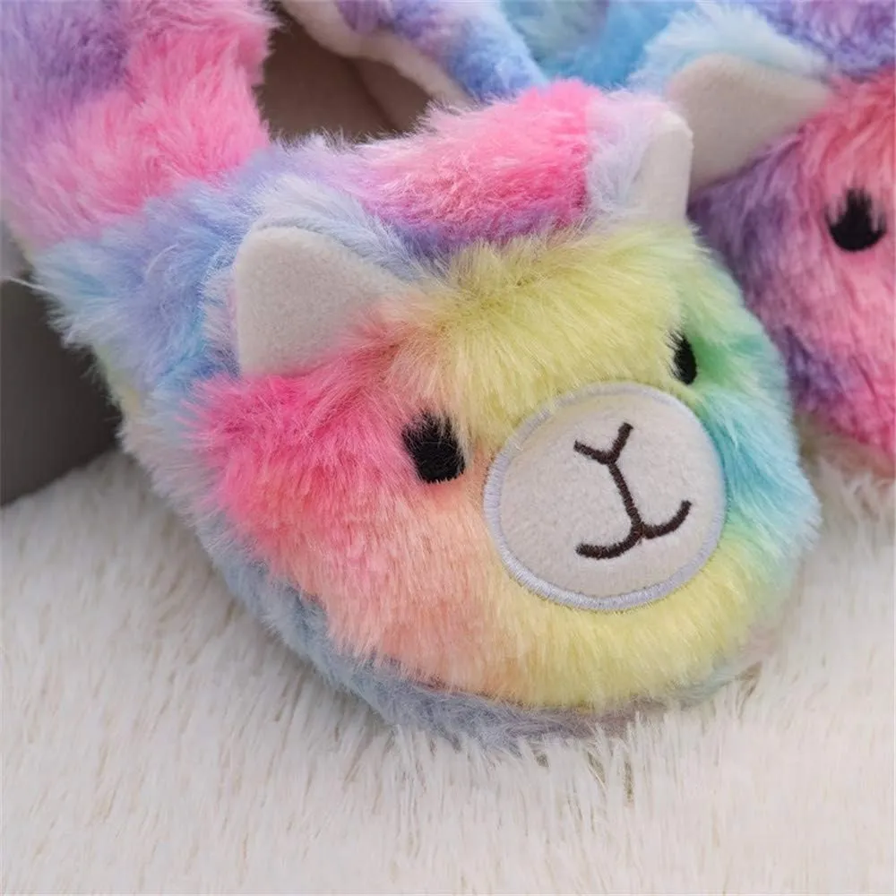 Baby Girl's Premium Soft Plush Slippers Cartoon Warm Winter House Shoes