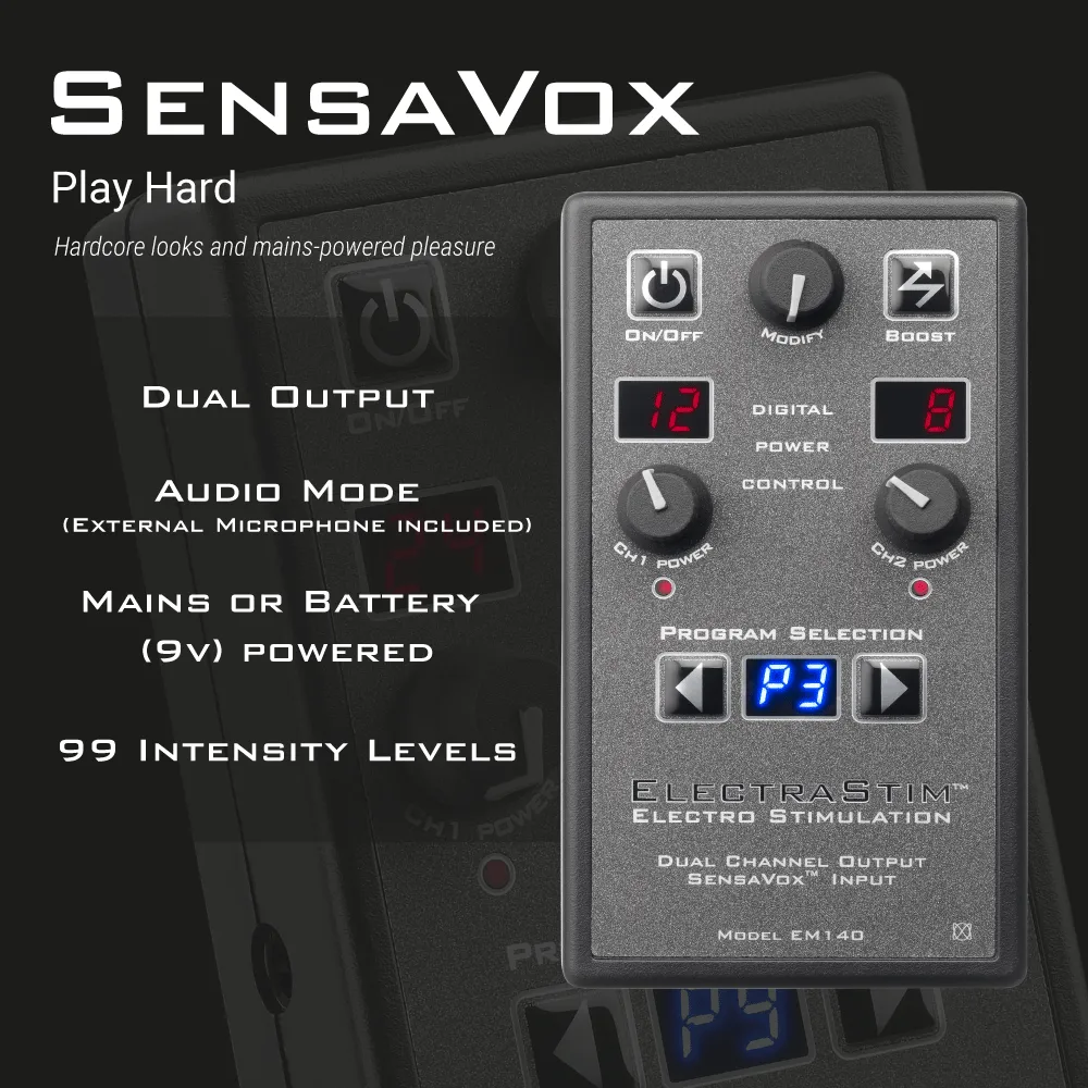 ElectraStim SensaVox Electro Sex Stimulator - EM140