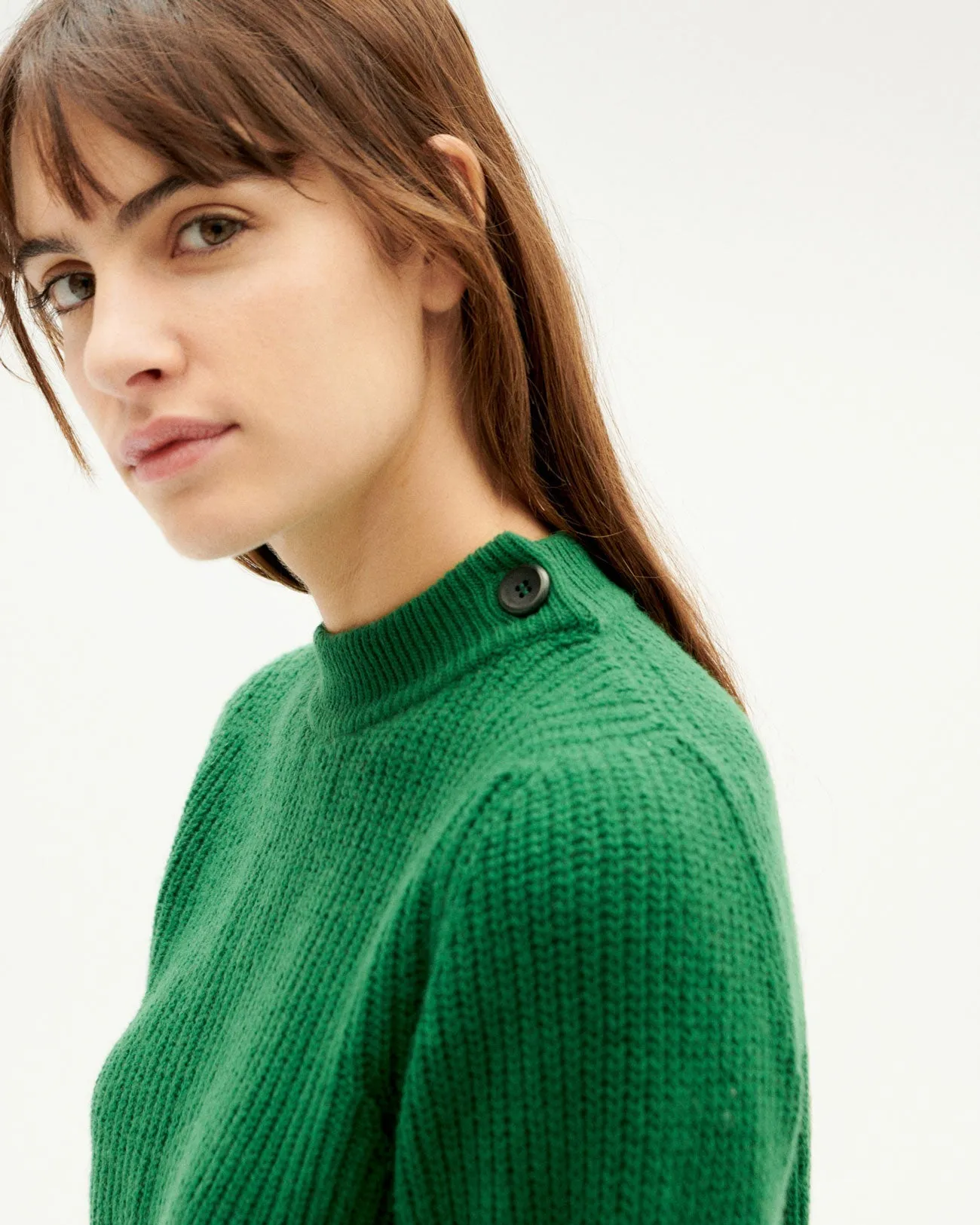 Hera Wool Knit Garden Green