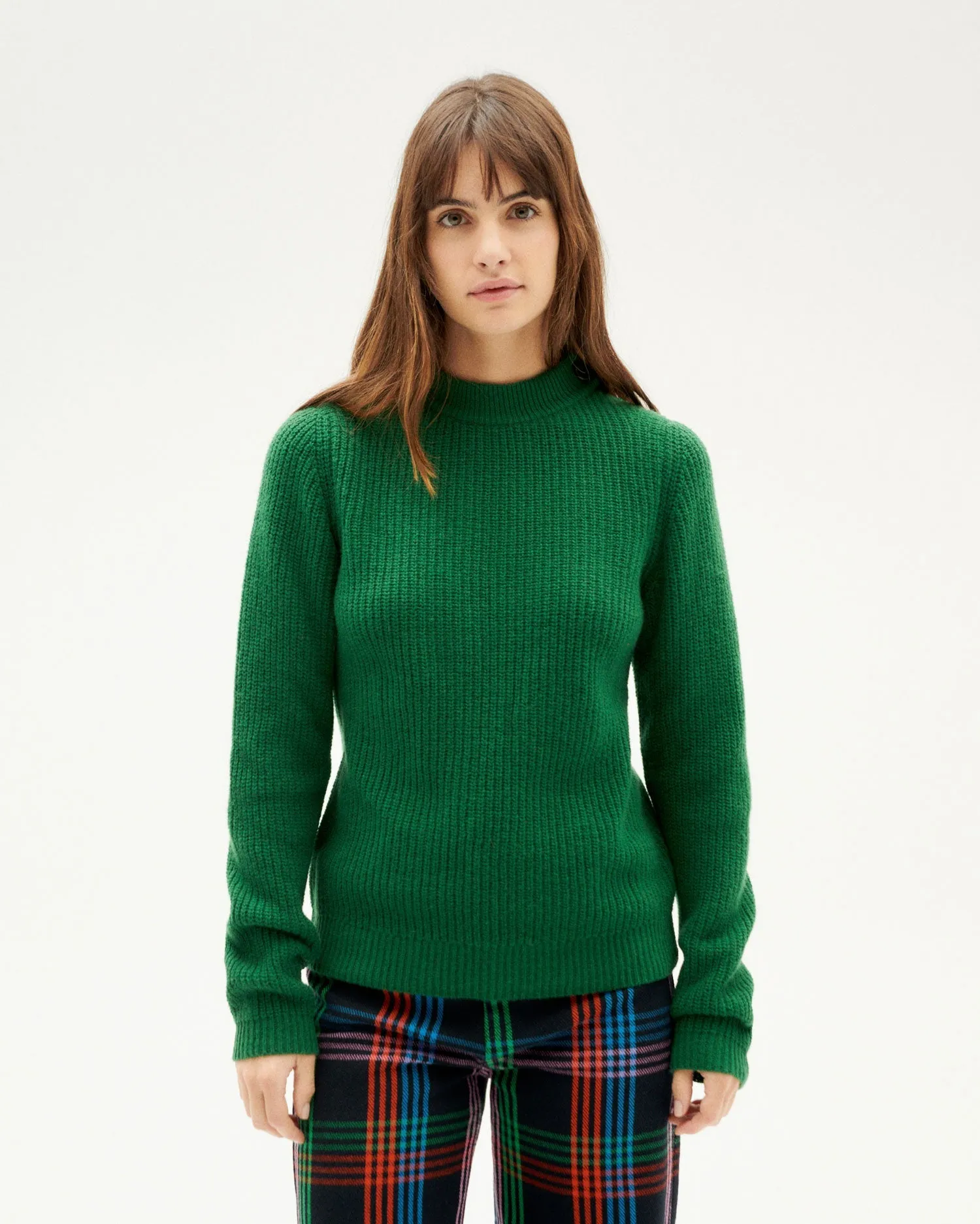 Hera Wool Knit Garden Green