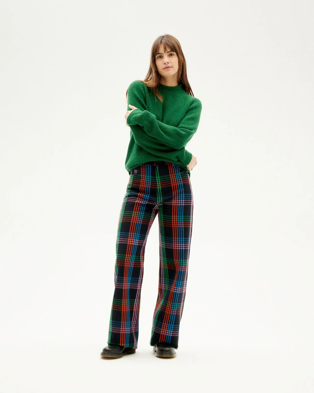 Hera Wool Knit Garden Green