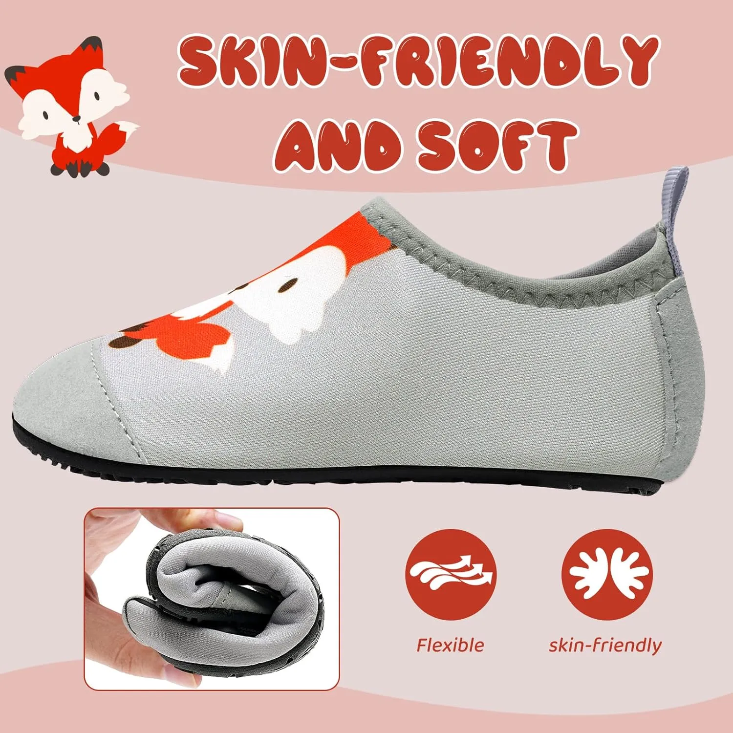Kids Water Shoes Girls Boys Outdoor Quick Dry Barefoot Aqua Socks for Toddler Sport Beach Swim Surf
