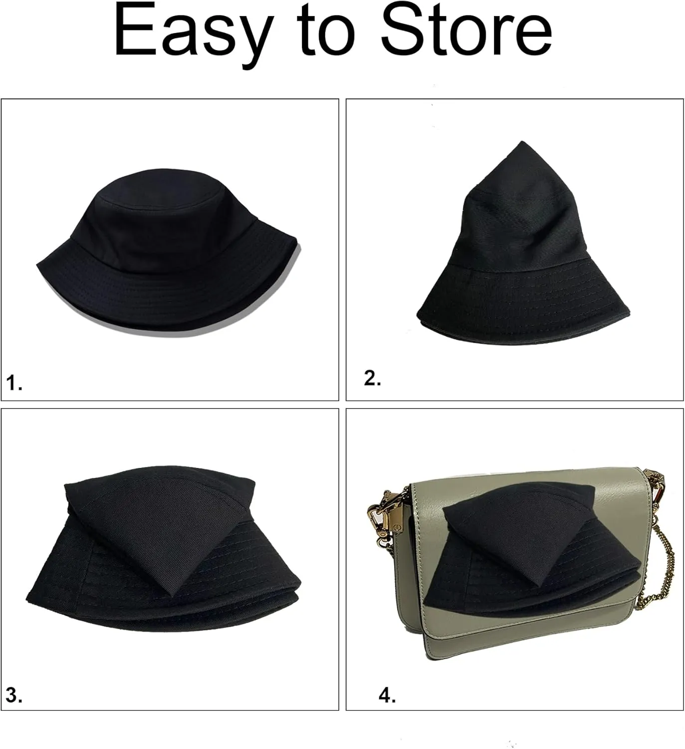 PFFY Bucket Hat for Women Men Cotton Summer Sun Beach Fishing Cap