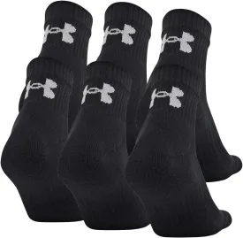 Under Armour Training Cotton Quarter Socks, Multipairs